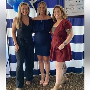 Emma and Michelle black jumpsuit size 8